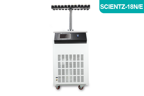 寧波新芝生物科技安瓿瓶T型架型冷凍干燥機(jī)SCIENTZ-18N/E