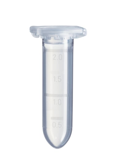 艾本德Eppendorf Safe-Lock Tubes, 2.0 mL, Biopur?生物純級, 無色, 100 個, 獨立包裝貨號 0030121597